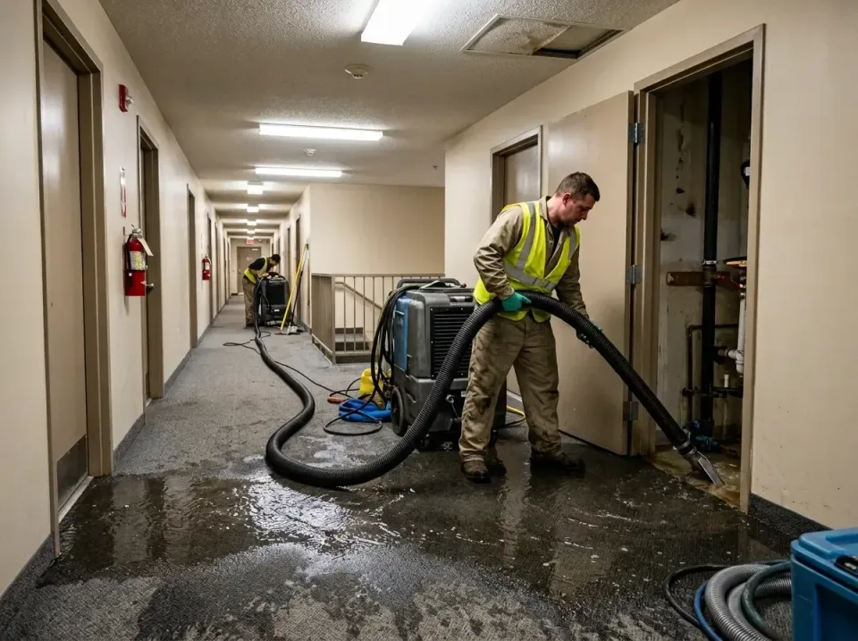 multi-unit-apartment-hallway-f-005 — frequently asked questions, Emergency Burst Pipe Water Extraction & Removal in Kimball,…